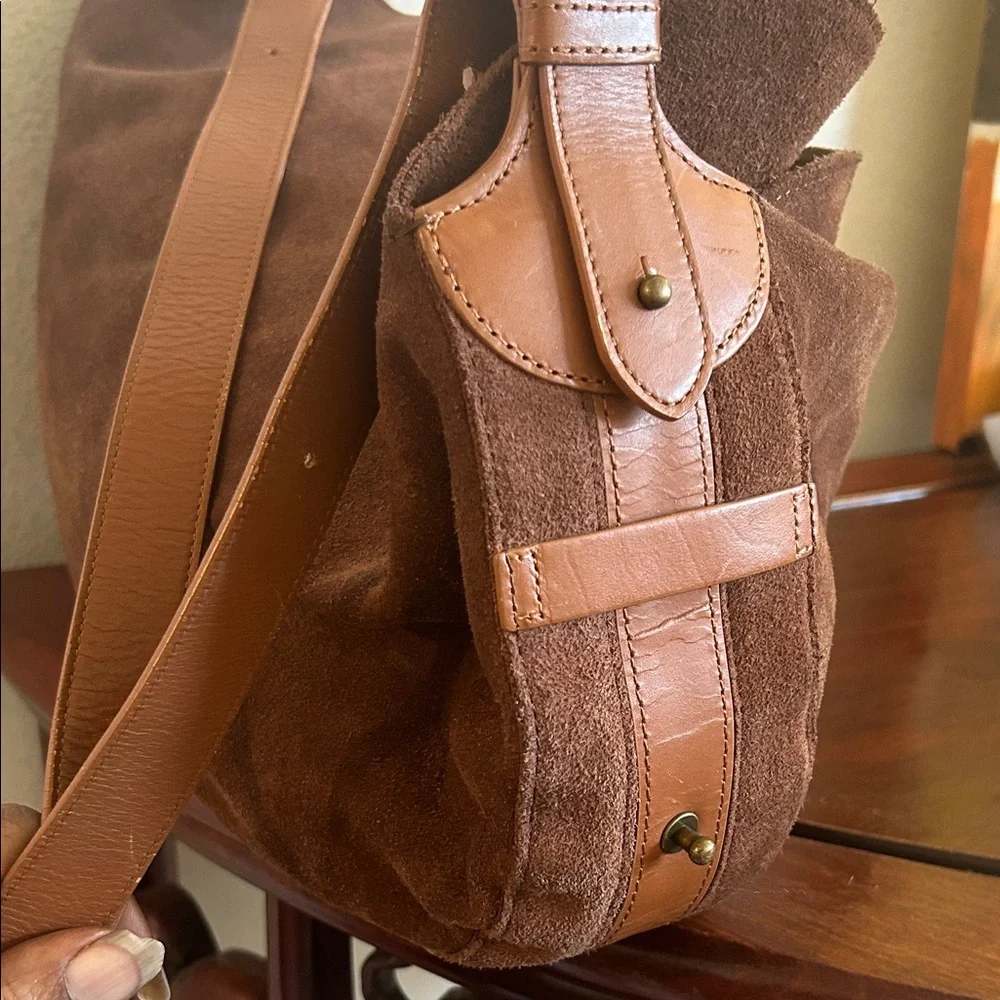 Cynthia Rowley Suede Shoulder Bag - Picture 2 of 8